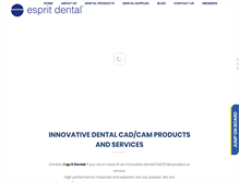 Tablet Screenshot of espritdental.com